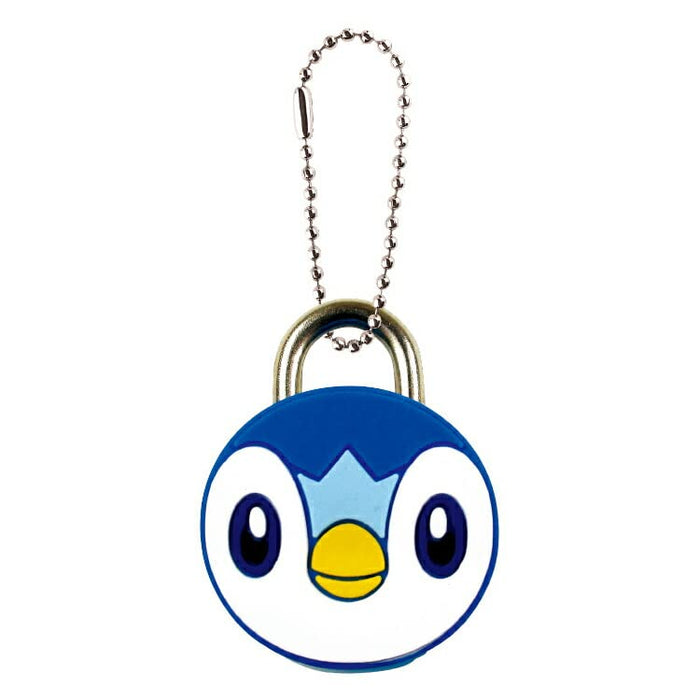 POKEMON CENTER ORIGINAL - Mascot Padlock Keychain Piplup- Japan Figure Store - #1 Bring To You The Best Japanese Goods
