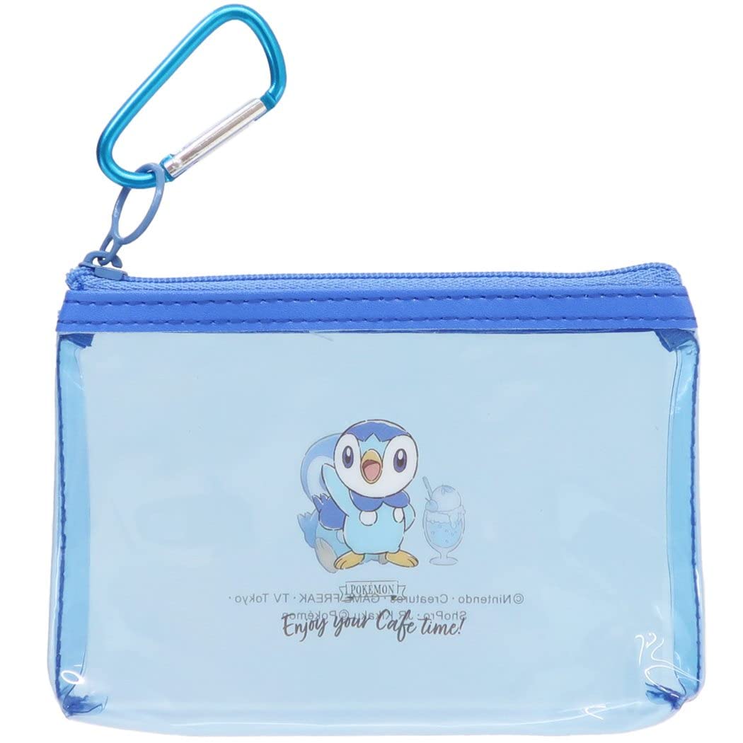 Pokemon [Mini Pouch] Mini Pouch With Carabiner / Piplup Pokemon- Japan Figure Store - #1 Bring To You The Best Japanese Goods