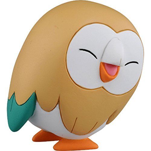 Pokemon Monster Collection Moncolle-ex Rowlet Mokuro Smile Ver Takara Tomy- Japan Figure Store - #1 Bring To You The Best Japanese Goods