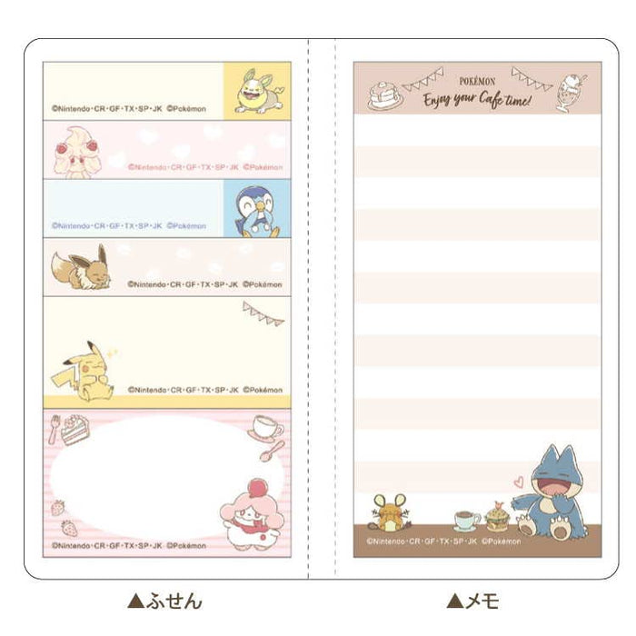 Pokemon [Notepad Sticky Notes] Smartphone Cover Fusen Memo / Cafe Pokemon- Japan Figure Store - #1 Bring To You The Best Japanese Goods