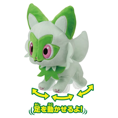 Pokemon Center Let'S Play Plush Sprigatito- Japan Figure Store - #1 Bring To You The Best Japanese Goods