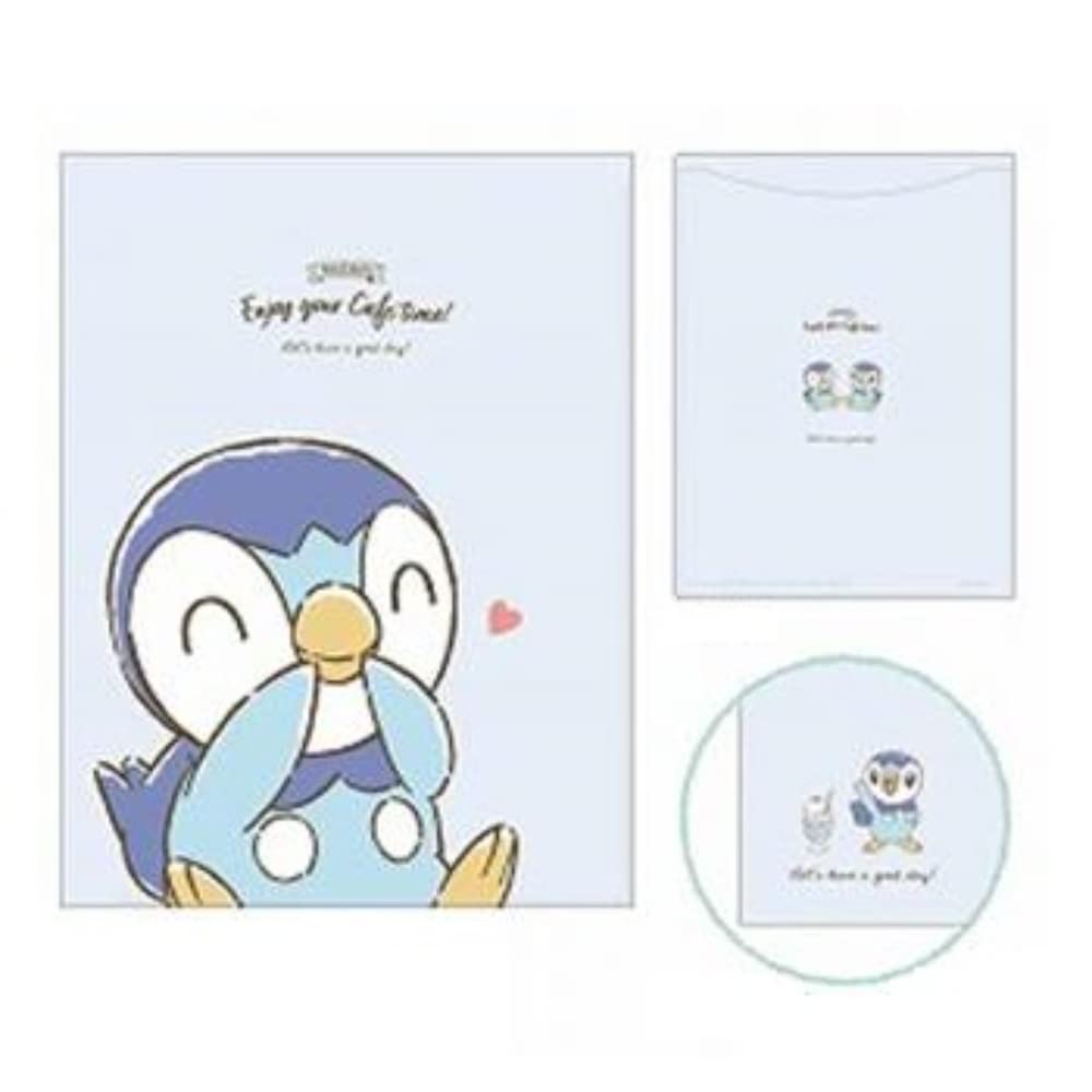 Pokemon Center Clear File Piplup- Japan Figure Store - #1 Bring To You The Best Japanese Goods
