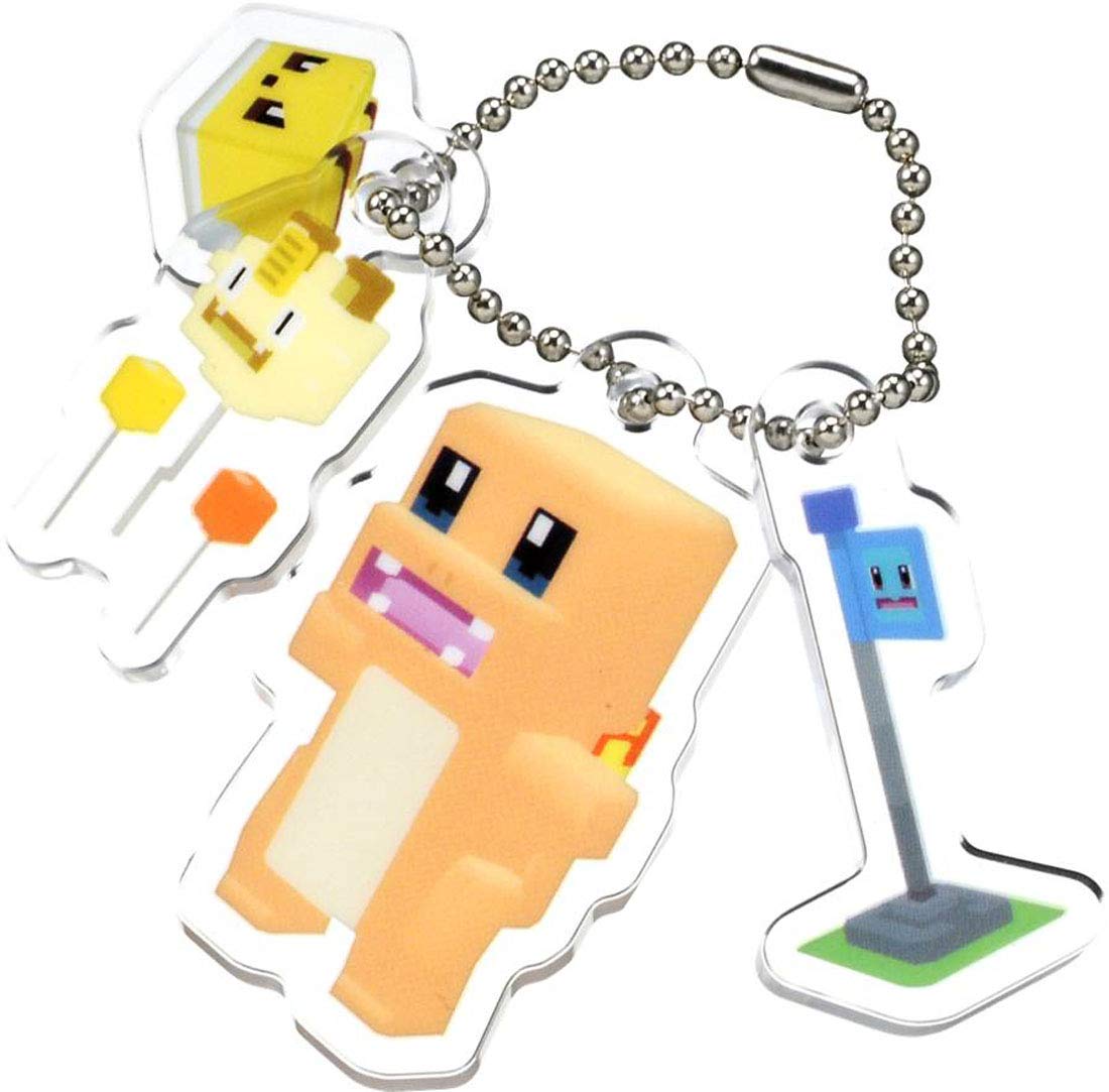 TAKARA TOMY Pokemon Quest Pokexel Acrylic Mascot Charmander Hitokage- Japan Figure Store - #1 Bring To You The Best Japanese Goods