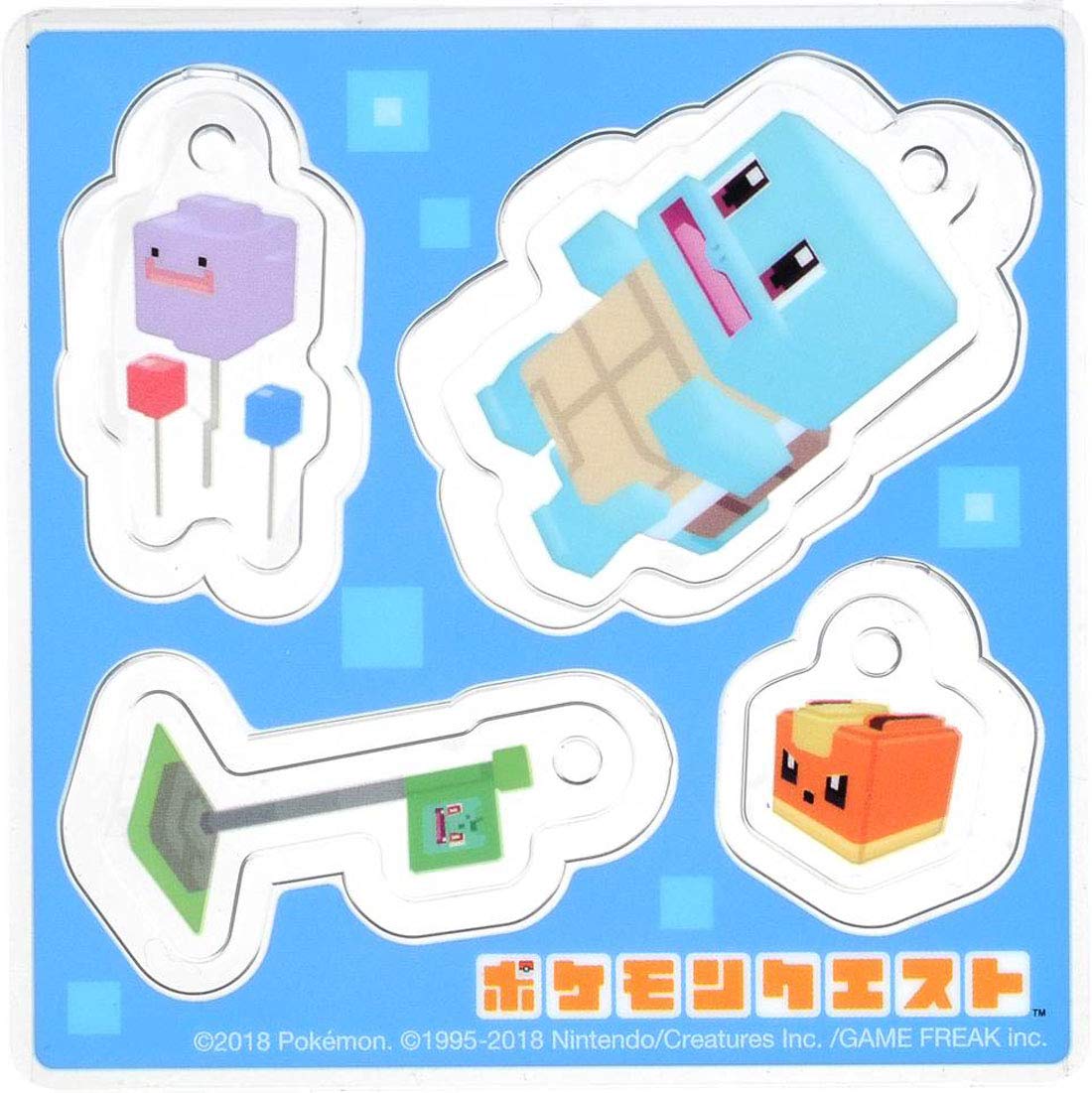 TAKARA TOMY Pokemon Quest Pokexel Acrylic Mascot Squirtle Zenigame- Japan Figure Store - #1 Bring To You The Best Japanese Goods