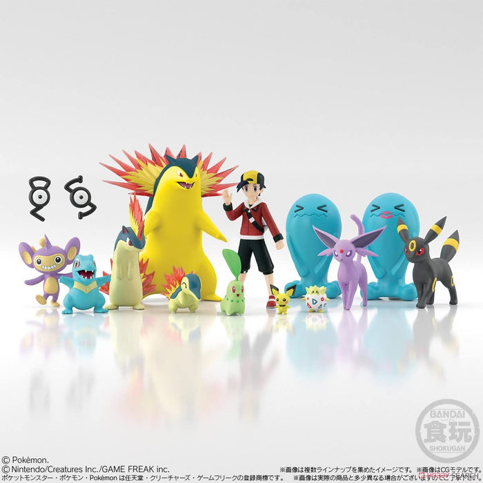 BANDAI CANDY Pokemon Scale World Johto Region 12 Pack Box- Japan Figure Store - #1 Bring To You The Best Japanese Goods