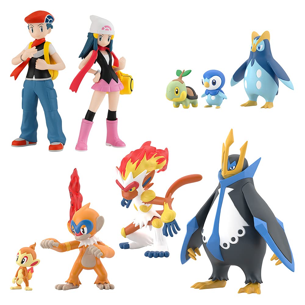 Bandai Pokemon Scale World Sinnoh Region Figure Set Candy Toy- Japan Figure Store - #1 Bring To You The Best Japanese Goods