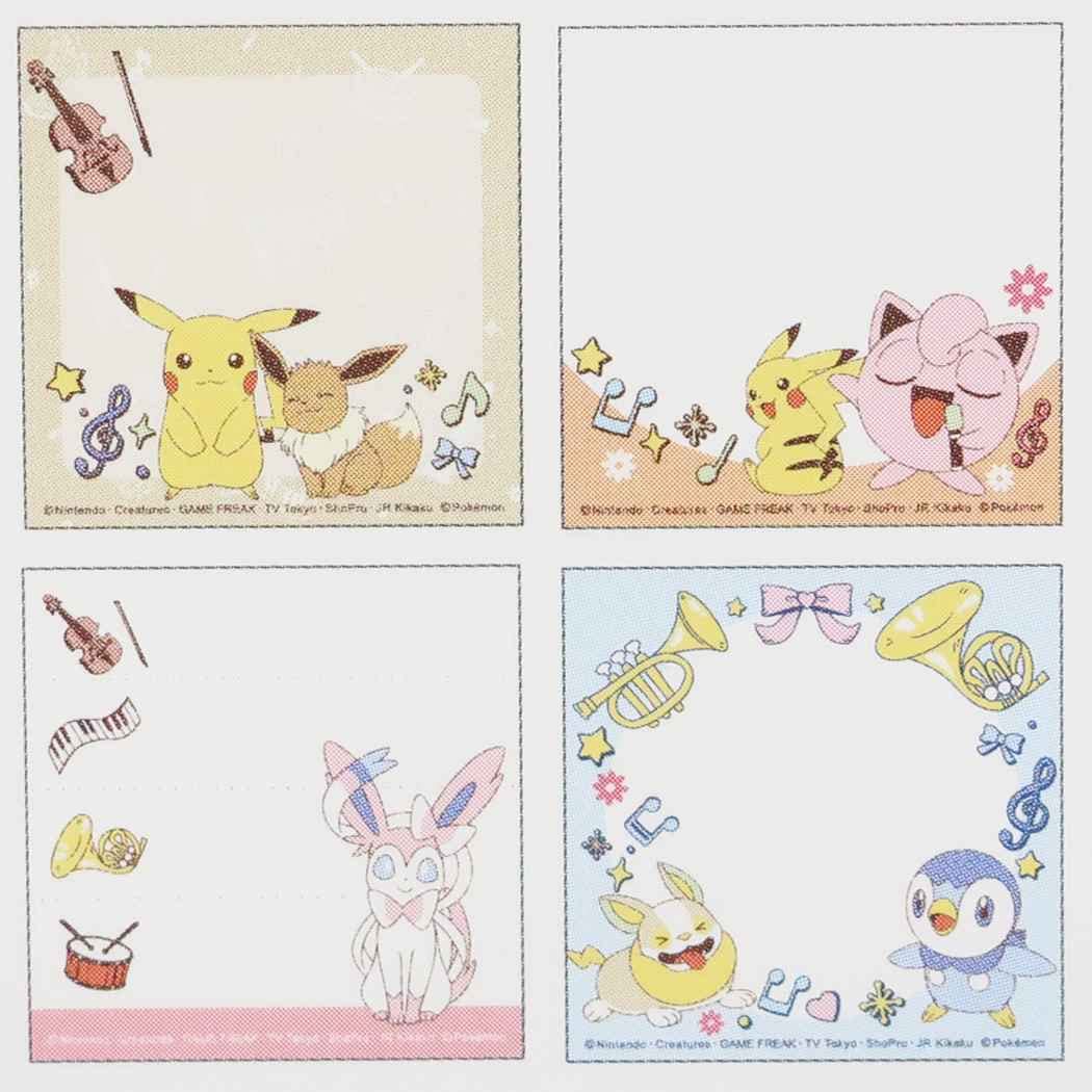 MARIMOCRAFT Pokemon Choice Sticky Note Music- Japan Figure Store - #1 Bring To You The Best Japanese Goods