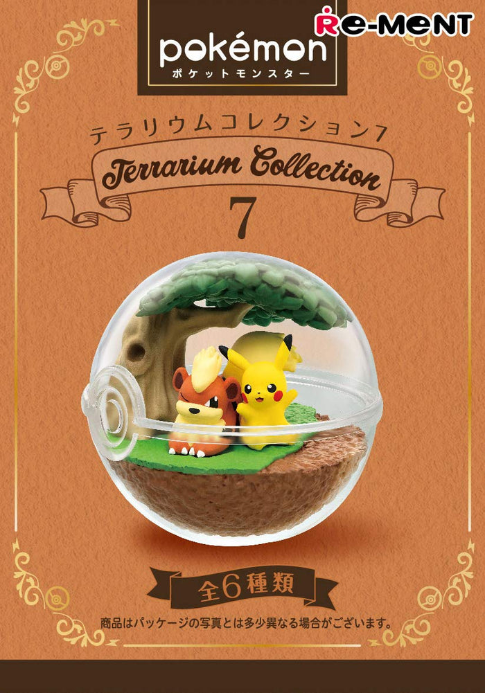 RE-MENT Pokemon Terrarium Collection Vol. 7 1 Box 6 Figures Complete Set- Japan Figure Store - #1 Bring To You The Best Japanese Goods