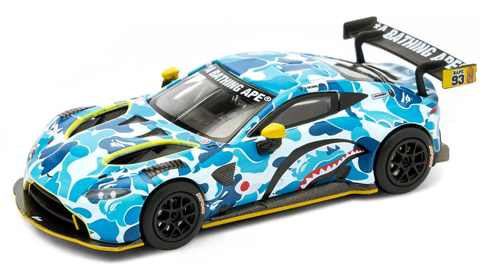Genesis Company Pop Race 1/64 Bape X Aston Martin Gt3 Blue Japan- Japan Figure Store - #1 Bring To You The Best Japanese Goods