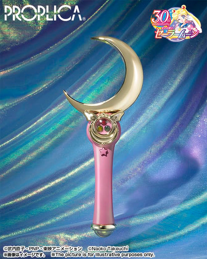 Bandai Spirits - Proplica Sailor Moon Moon Stick Brilliant Color Edition 260mm ABS Finished Product- Japan Figure Store - #1 Bring To You The Best Japanese Goods