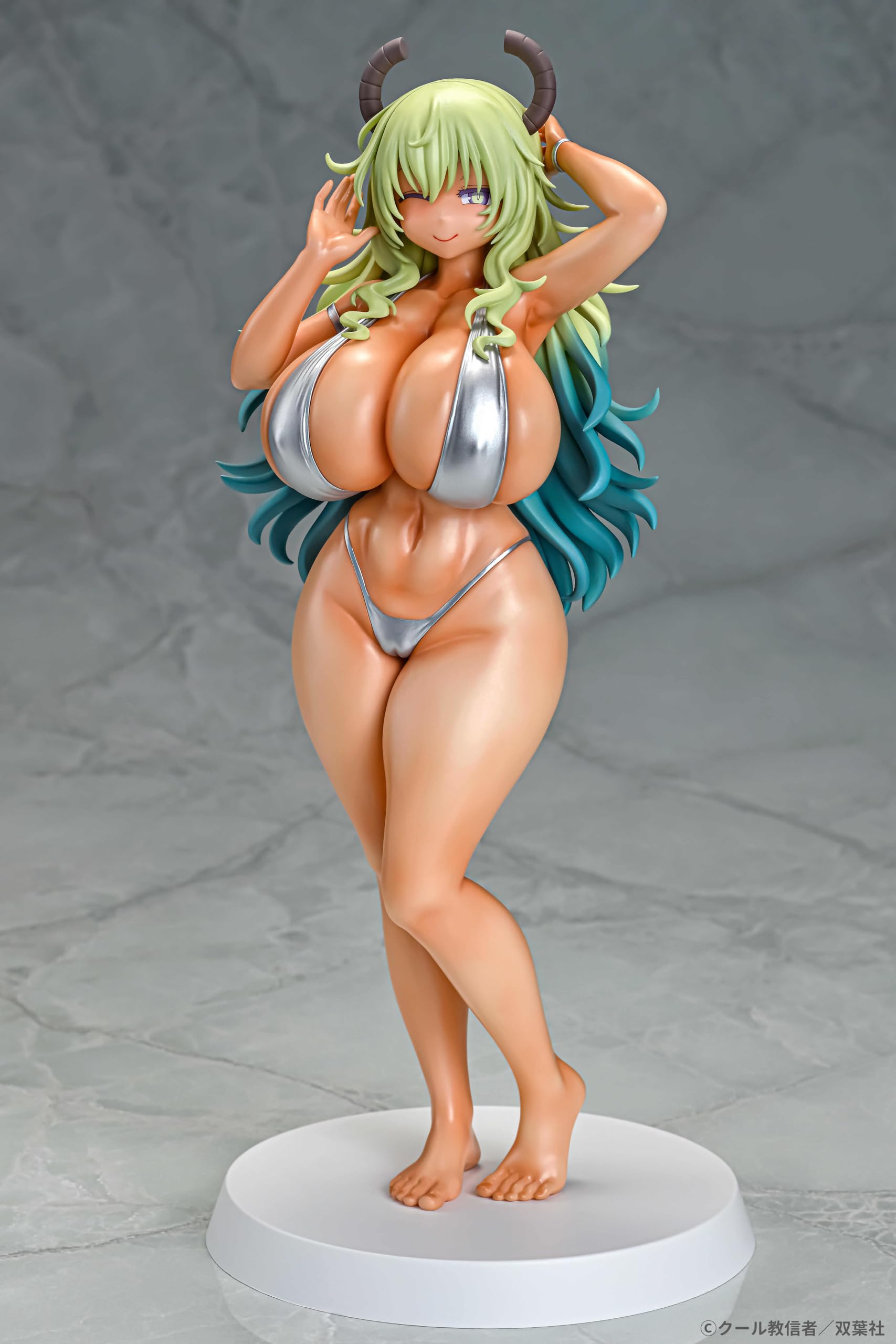Q-Six Miss Kobayashi's Dragon Maid Lucoa 1/7 PVC Figure Tanned Ver.- Japan Figure Store - #1 Bring To You The Best Japanese Goods