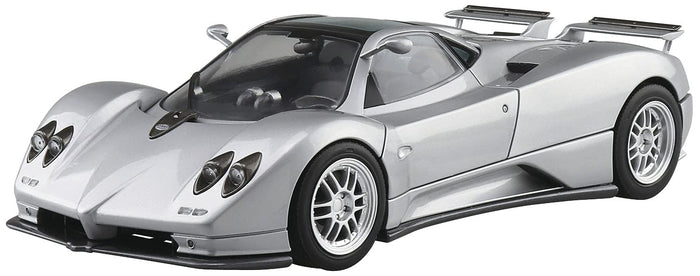 AOSHIMA The Super Car No.7 1/24 '00 Pagani Zonda C12S Plastic Model- Japan Figure Store - #1 Bring To You The Best Japanese Goods