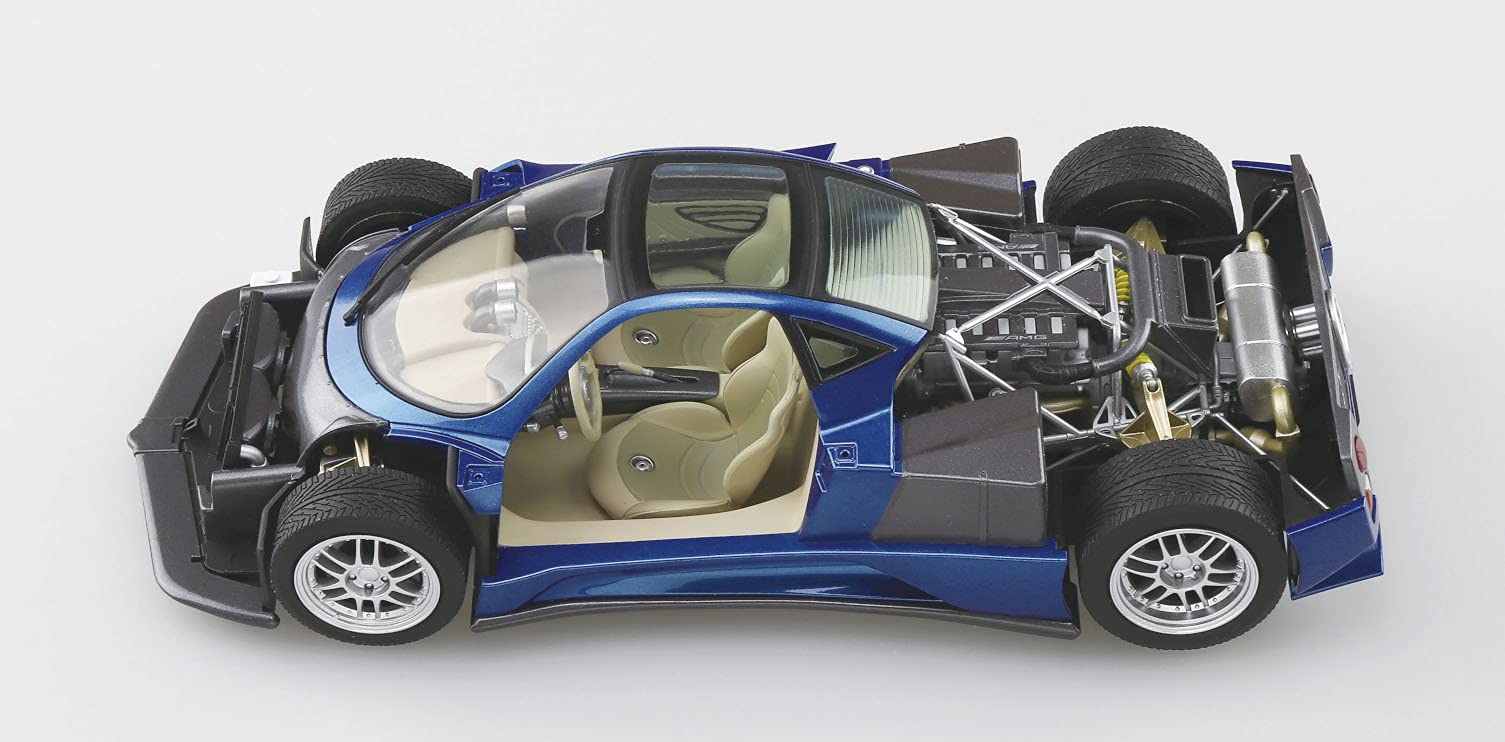 AOSHIMA The Super Car No.7 1/24 '00 Pagani Zonda C12S Plastic Model- Japan Figure Store - #1 Bring To You The Best Japanese Goods