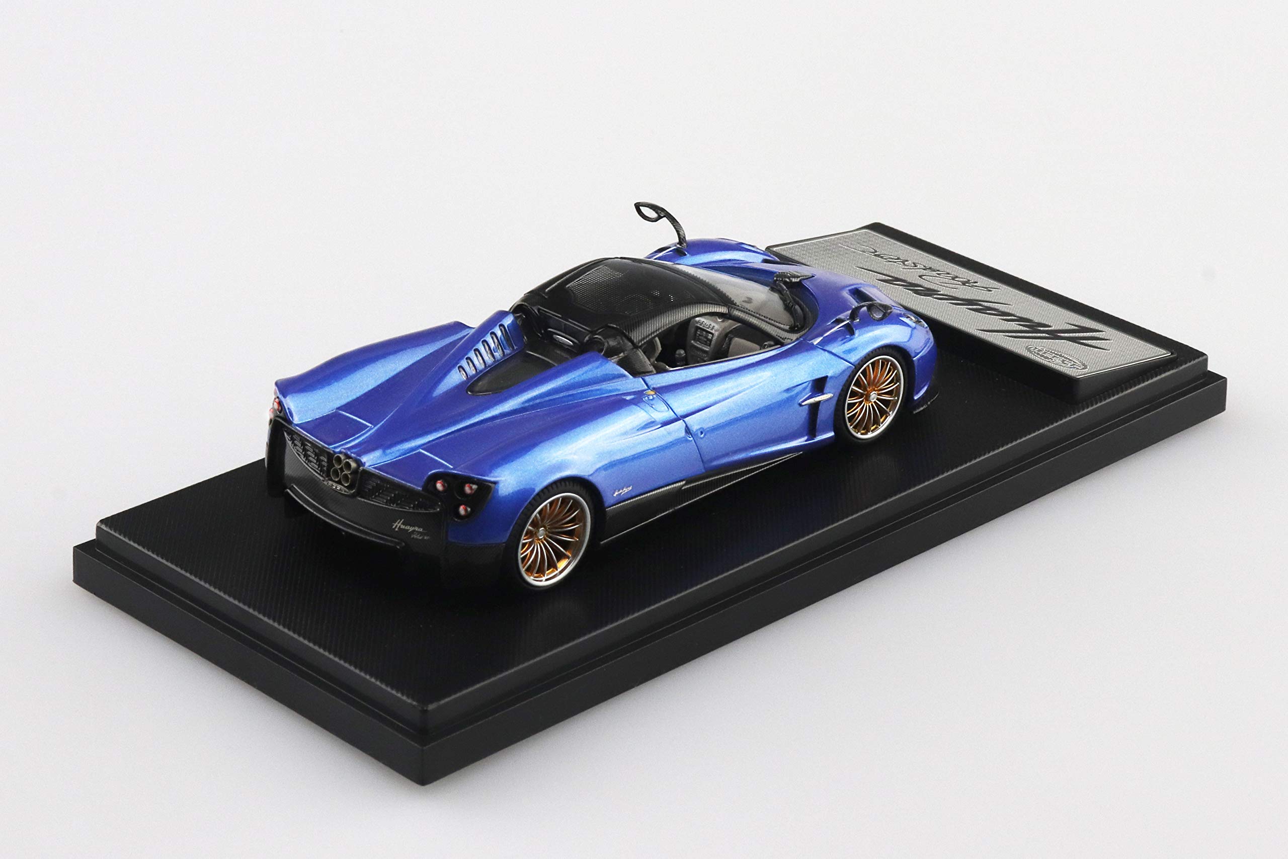 AOSHIMA Skynet 1/43 Pagani Huayra Roadster Blue Finished Diecast Model- Japan Figure Store - #1 Bring To You The Best Japanese Goods
