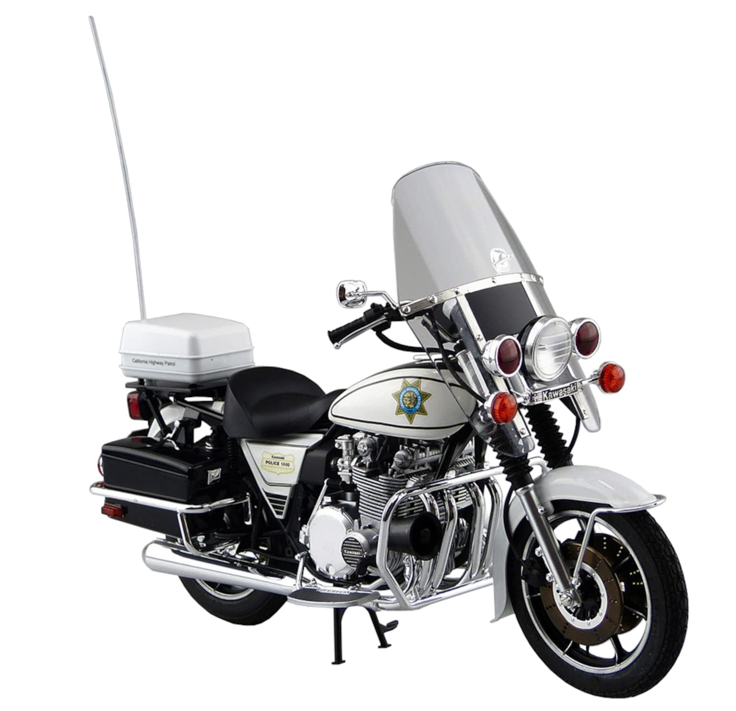 AOSHIMA The Bike 1/12 Kawasaki Kz1000 Police Plastic Model- Japan Figure Store - #1 Bring To You The Best Japanese Goods