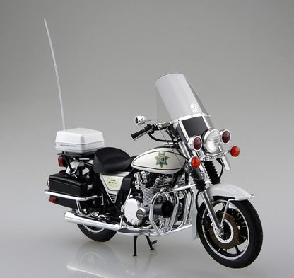AOSHIMA The Bike 1/12 Kawasaki Kz1000 Police Plastic Model- Japan Figure Store - #1 Bring To You The Best Japanese Goods