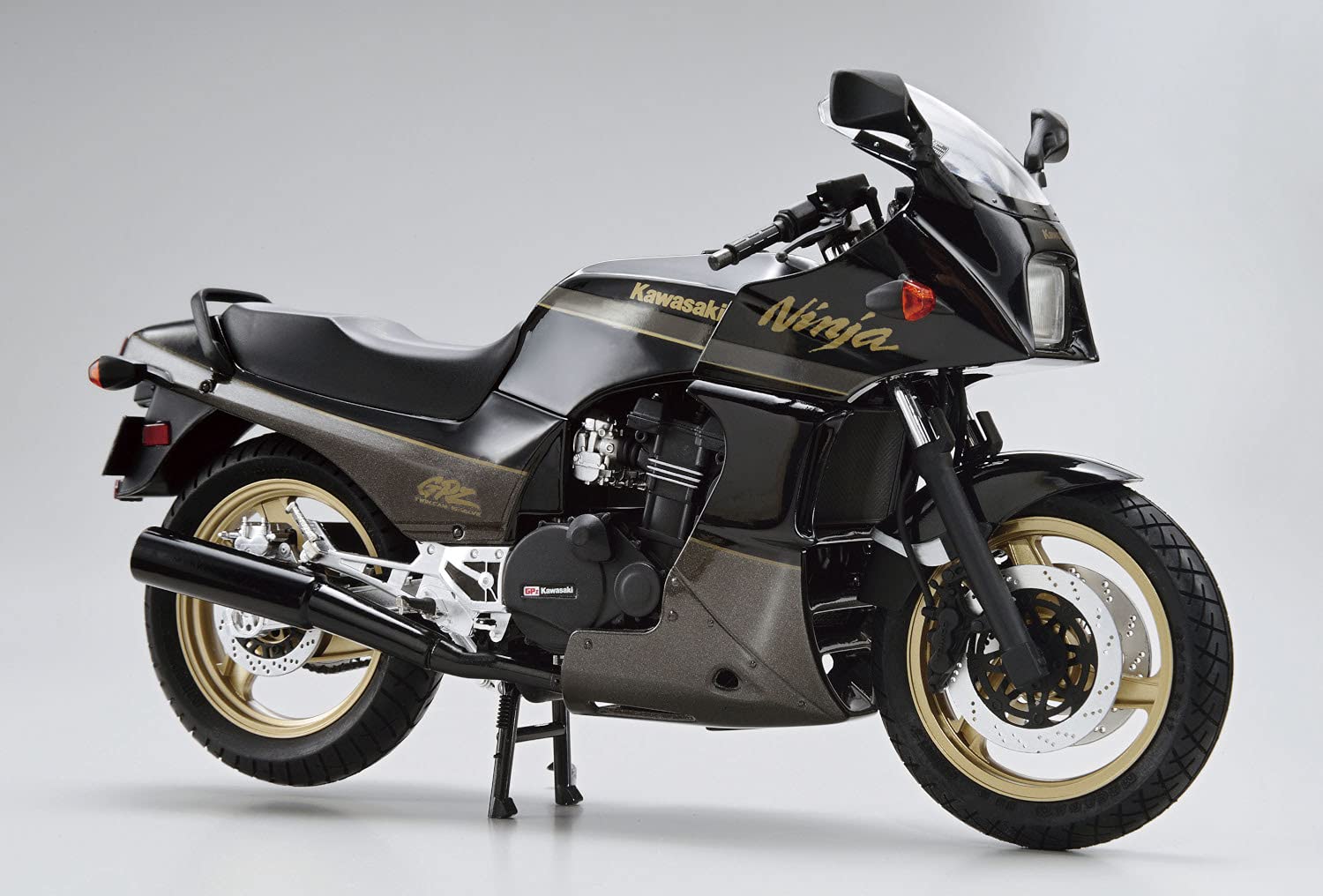 AOSHIMA The Bike 1/12 Kawasaki Gpz900R Ninja 2002 Plastic Model Kit- Japan Figure Store - #1 Bring To You The Best Japanese Goods