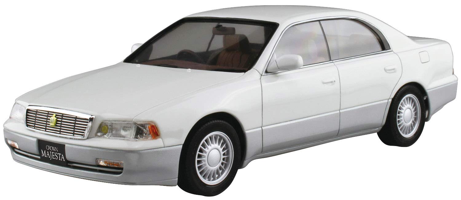 AOSHIMA The Model Car 1/24 Toyota Uzs141 Crown Majesta C Type '91 Plastic Model- Japan Figure Store - #1 Bring To You The Best Japanese Goods