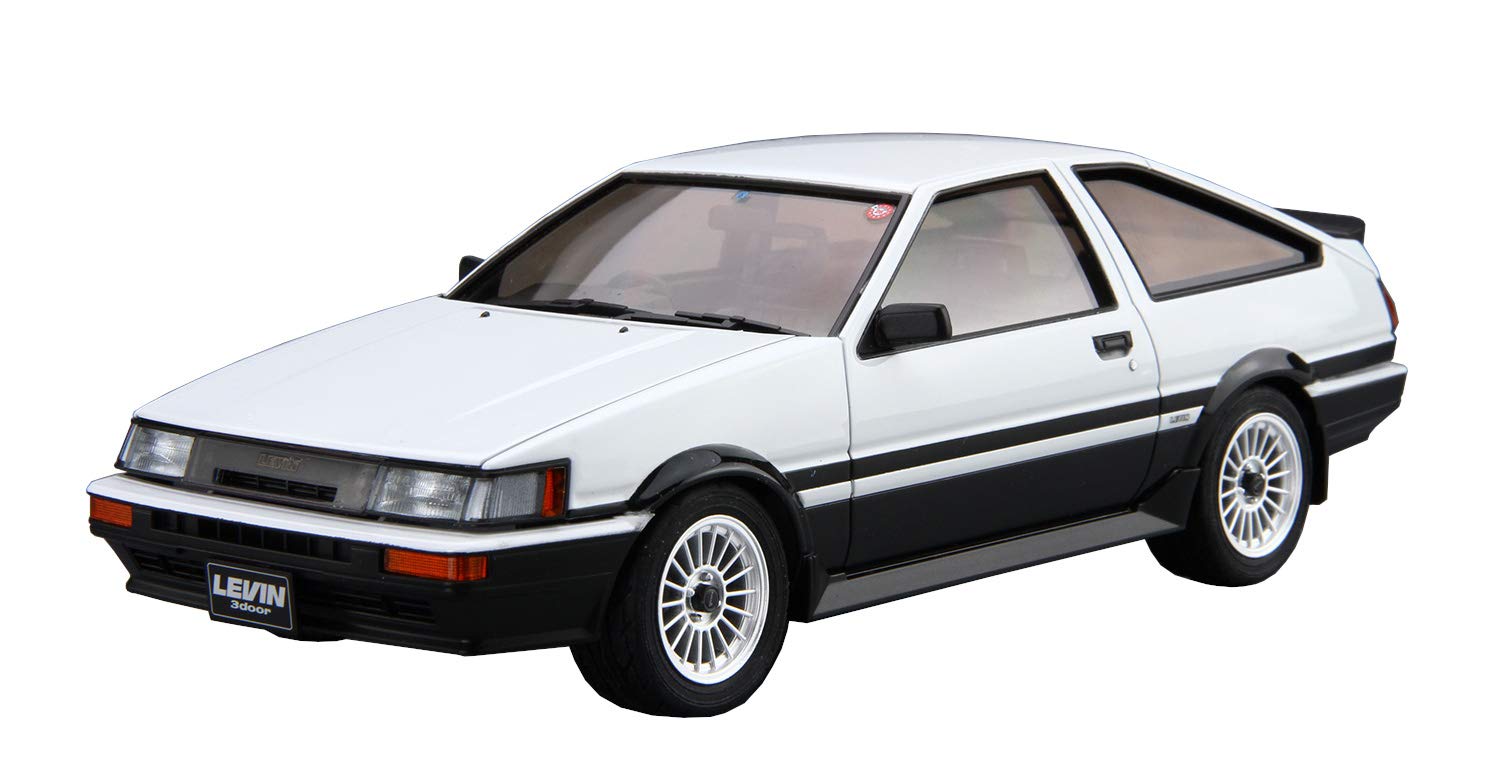AOSHIMA The Model Car 1/24 Toyota Ae86 Corolla Levin Gt-Apex '85 Plastic Model- Japan Figure Store - #1 Bring To You The Best Japanese Goods