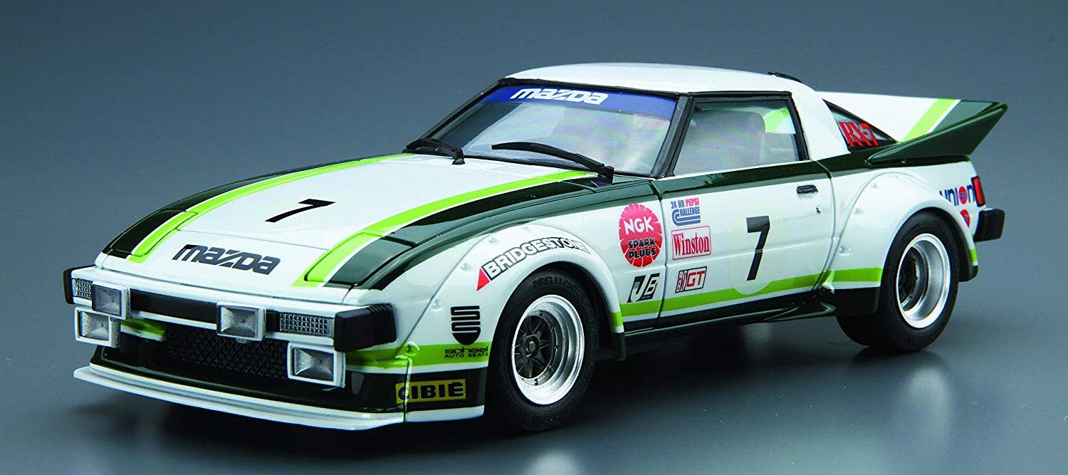 AOSHIMA The Model Car 1/24 Mazda Sa22C Rx-7 Daytona '79 Plastic Model- Japan Figure Store - #1 Bring To You The Best Japanese Goods