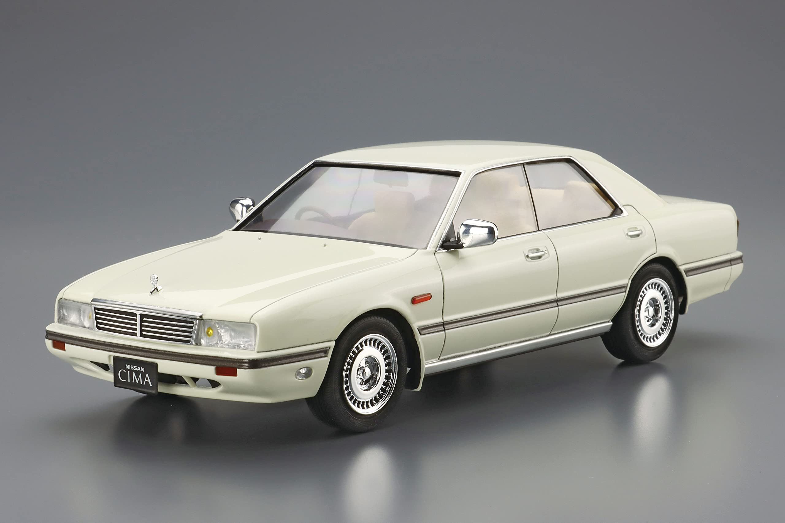 AOSHIMA The Model Car 1/24 Nissan Y31 Cima Type Ii Limited '90 Plastic Model- Japan Figure Store - #1 Bring To You The Best Japanese Goods