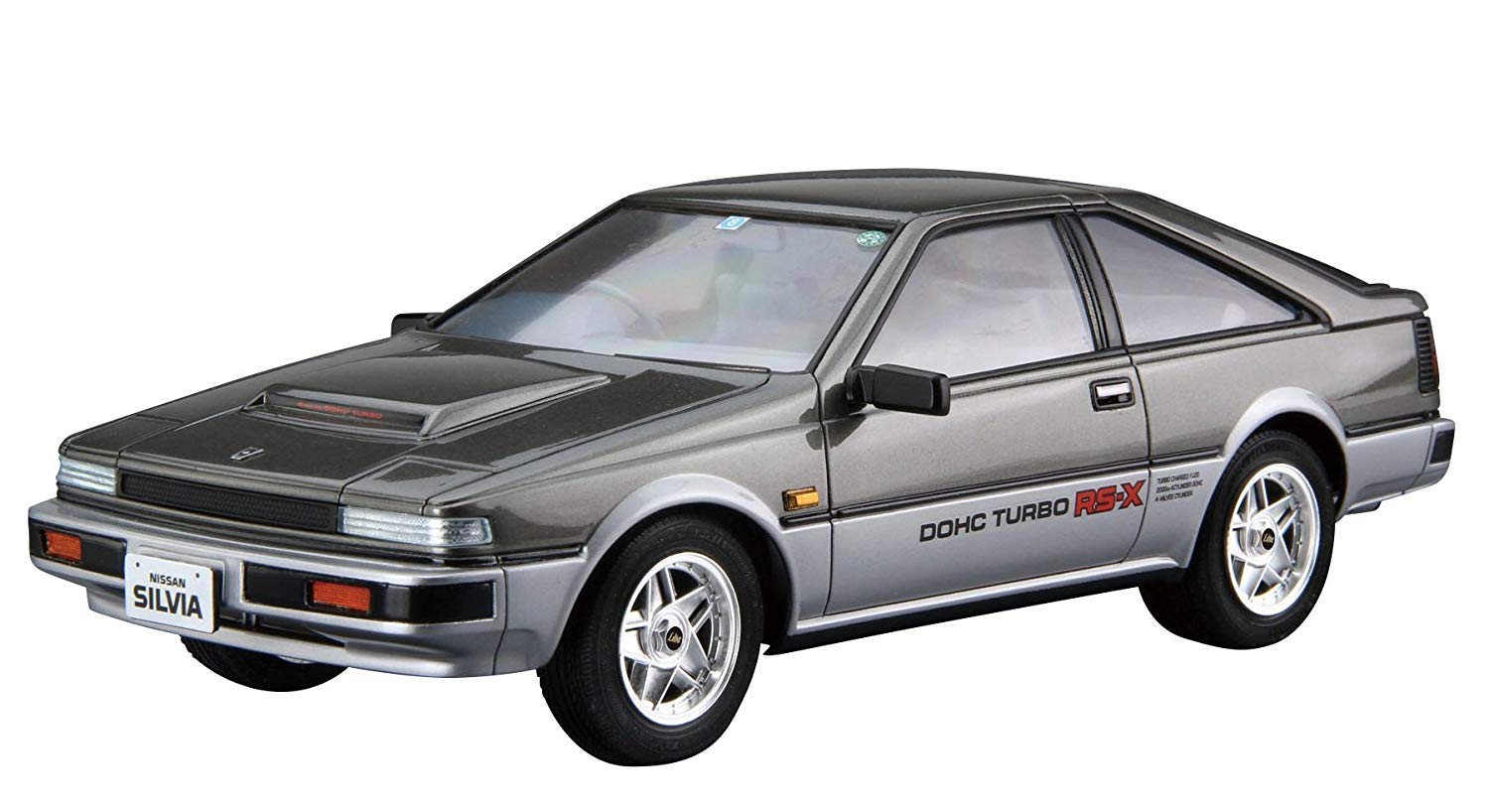 AOSHIMA The Model Car 1/24 Nissan Silvia/ Gazelle S12 '84 Plastic Model- Japan Figure Store - #1 Bring To You The Best Japanese Goods