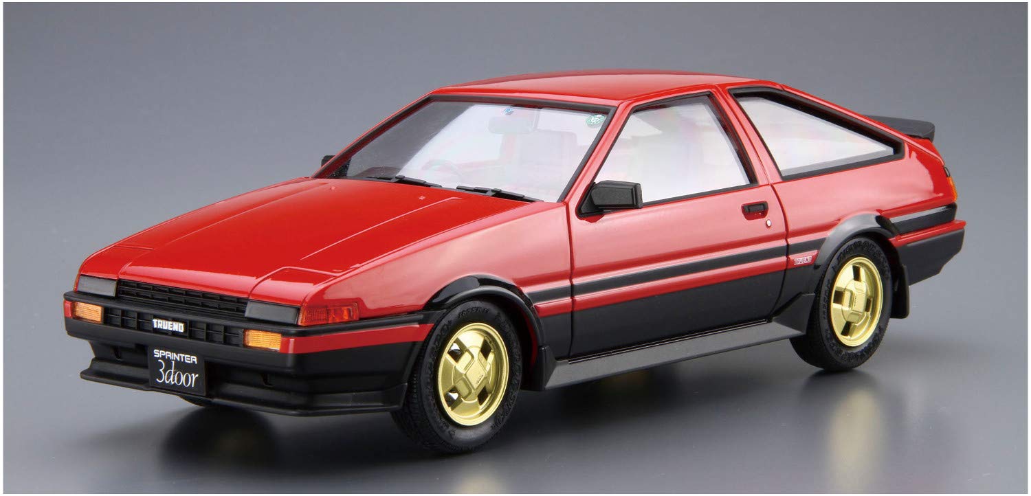 AOSHIMA The Model Car 1/24 Toyota Ae86 Sprinter Trueno Gt-Apex '84 Plastic Model- Japan Figure Store - #1 Bring To You The Best Japanese Goods