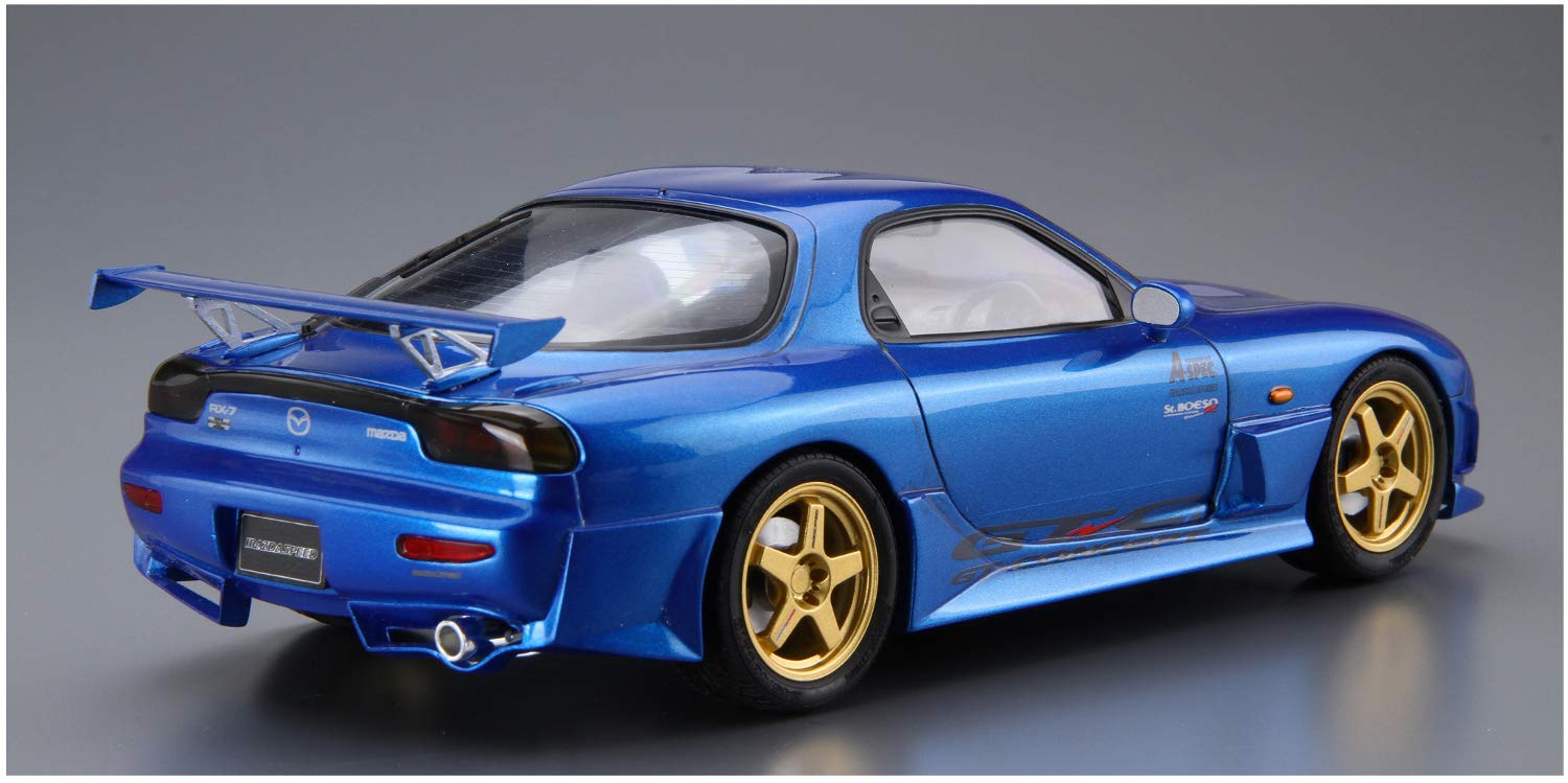 AOSHIMA The Tuned Car 1/24 Mazdaspeed Fd3S Rx-7 A-Spec Gt-C '99 Mazda Plastic Model- Japan Figure Store - #1 Bring To You The Best Japanese Goods