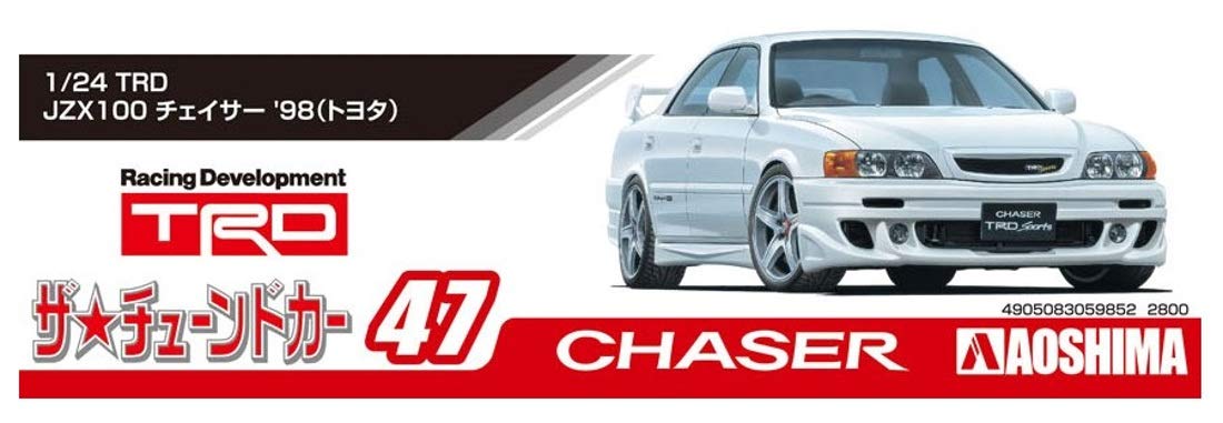 AOSHIMA - The Tuned Car 1/24 Toyota Trd Jzx100 Chaser '98 Plastic Model- Japan Figure Store - #1 Bring To You The Best Japanese Goods