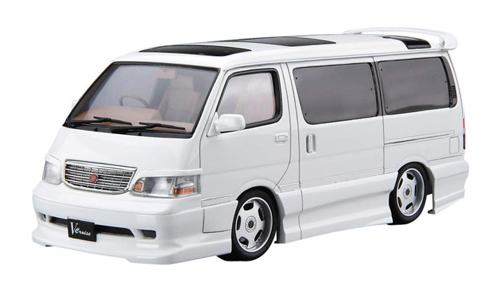 AOSHIMA The Tuned Car 1/24 Az-Max Kzh100 Hiace Wagon '99 Toyota Plastic Model- Japan Figure Store - #1 Bring To You The Best Japanese Goods