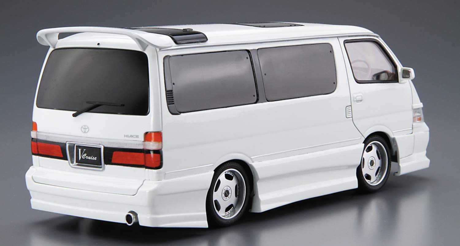 AOSHIMA The Tuned Car 1/24 Az-Max Kzh100 Hiace Wagon '99 Toyota Plastic Model- Japan Figure Store - #1 Bring To You The Best Japanese Goods