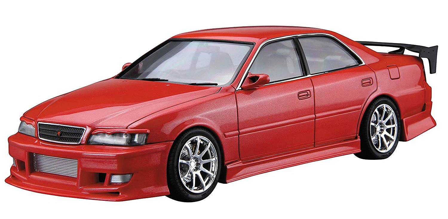 AOSHIMA The Tuned Car 1/24 Kunny'Z Jzx100 Chaser Tourer V '98 Toyota Plastic Model- Japan Figure Store - #1 Bring To You The Best Japanese Goods