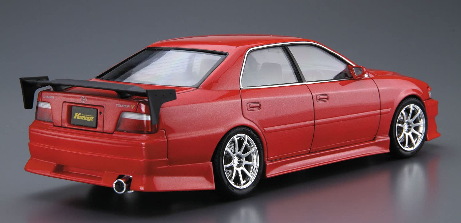 AOSHIMA The Tuned Car 1/24 Kunny'Z Jzx100 Chaser Tourer V '98 Toyota Plastic Model- Japan Figure Store - #1 Bring To You The Best Japanese Goods