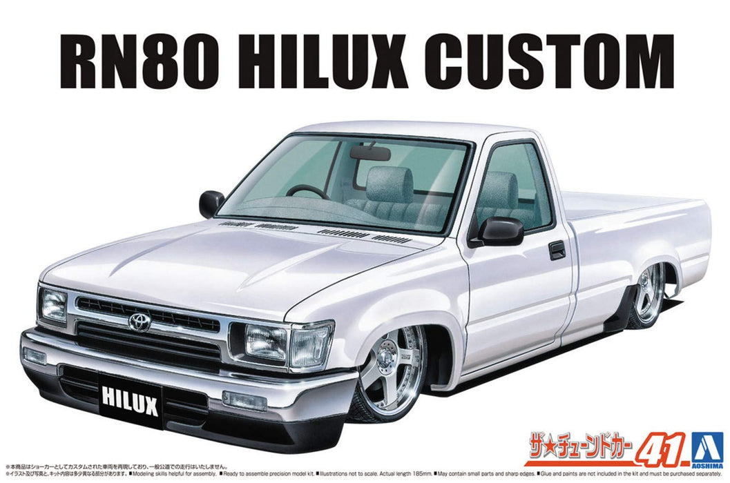 AOSHIMA The Tuned Car 1/24 Rn80 Hilux Custom '95 Toyota Plastic Model- Japan Figure Store - #1 Bring To You The Best Japanese Goods