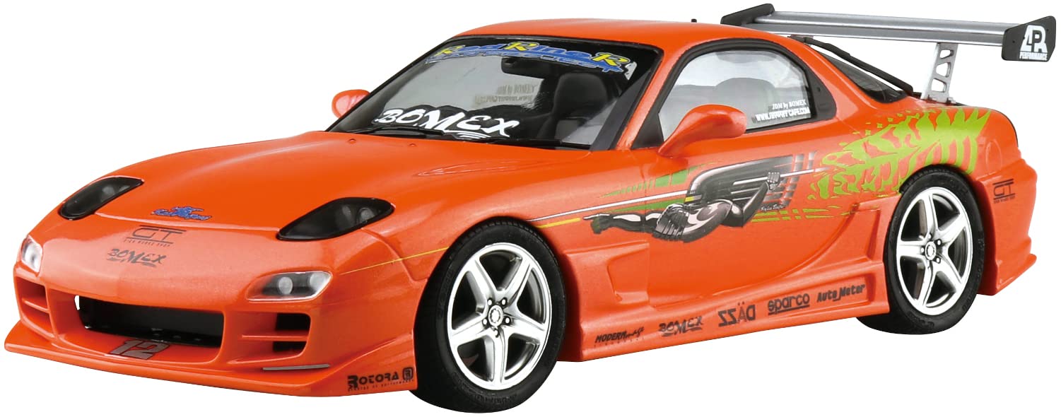 AOSHIMA The Tuned Car 1/24 Mazda Bomex Fd3S Rx-7 '99 Plastic Model- Japan Figure Store - #1 Bring To You The Best Japanese Goods