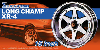 AOSHIMA Tuned Parts 1/24 Long Champ Xr-4 16Inch Tire & Wheel Set- Japan Figure Store - #1 Bring To You The Best Japanese Goods