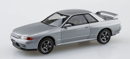 AOSHIMA The Snap Kit No.14-D 1/32 Nissan R32 Skyline Gt-R Spark Silver Plastic Model- Japan Figure Store - #1 Bring To You The Best Japanese Goods