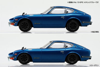 AOSHIMA The Snap Kit 1/32 Nissan S30 Fairlady Z Custom Wheel Metallic Blue Plastic Model- Japan Figure Store - #1 Bring To You The Best Japanese Goods