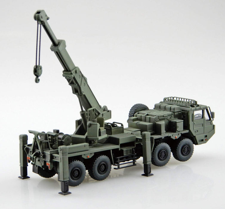 AOSHIMA Military Model Kit 1/72 Jgsdf Heavy Wheel Recovery Vehicle Plastic Model- Japan Figure Store - #1 Bring To You The Best Japanese Goods