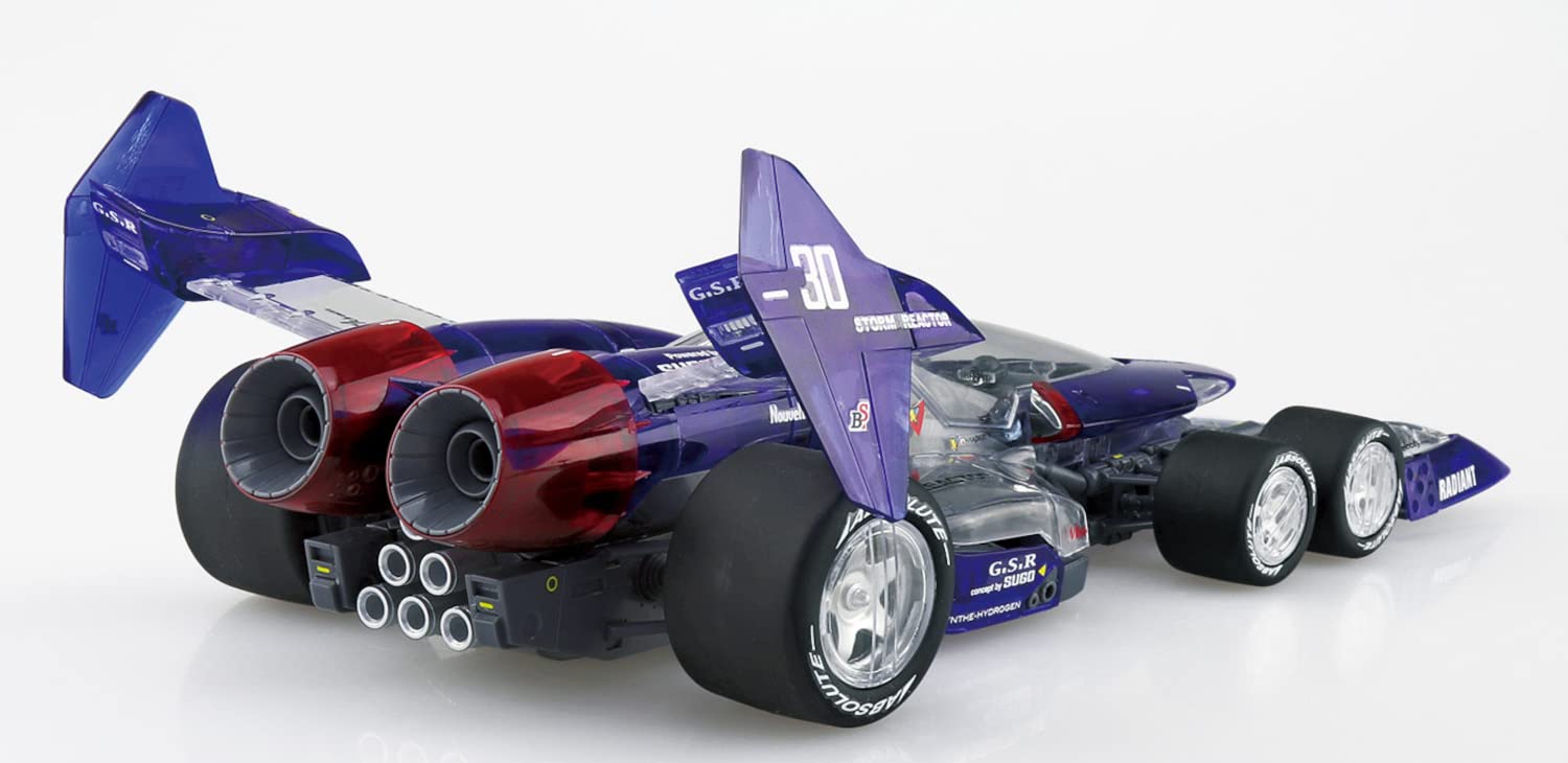 AOSHIMA 1/24 Cyber Formula Super-Asurada 01 Transparent Ver. Plastic Model- Japan Figure Store - #1 Bring To You The Best Japanese Goods