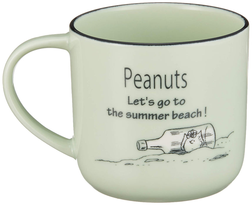 YAMAKA Peanuts Snoopy Mug With Coaster Green- Japan Figure Store - #1 Bring To You The Best Japanese Goods