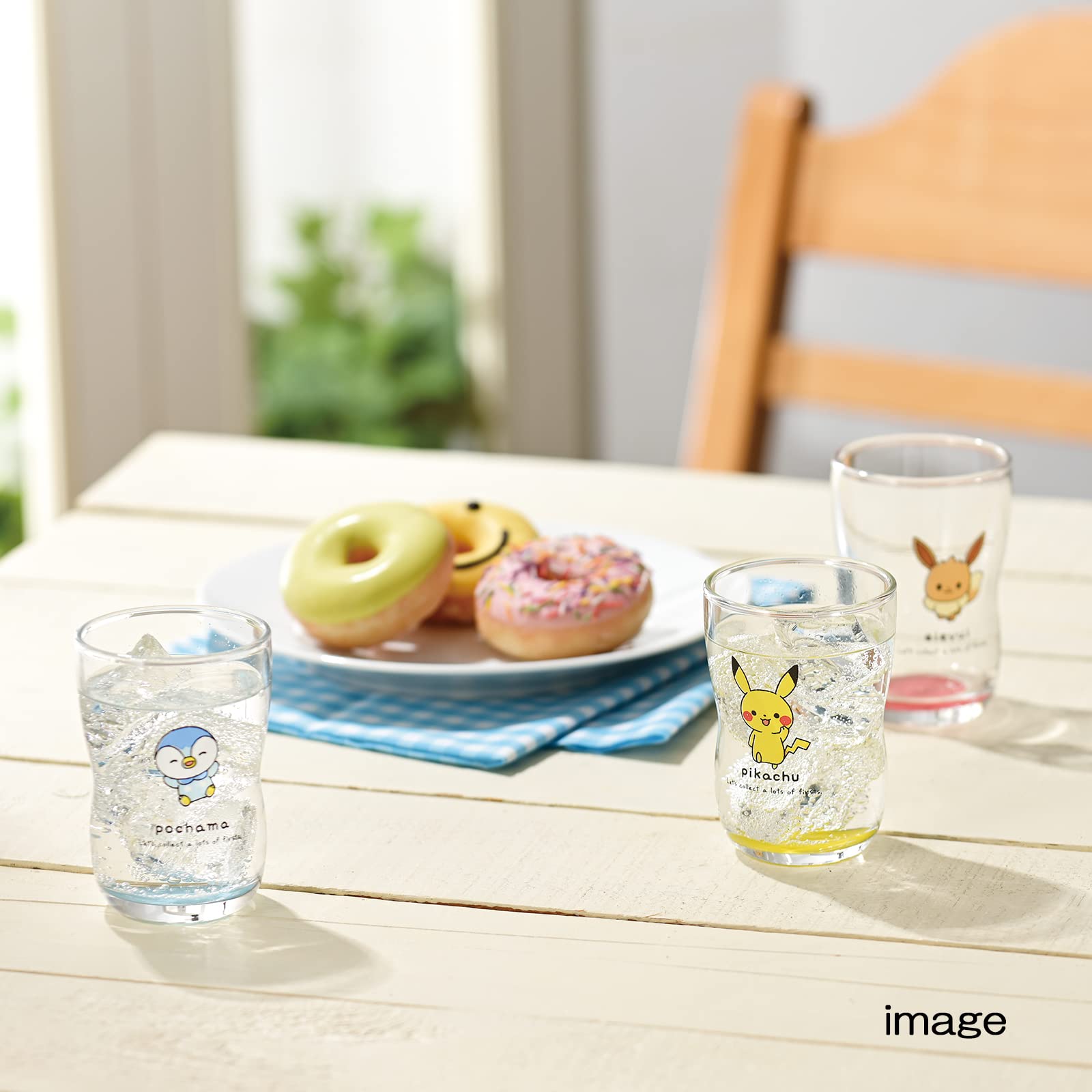 Pokémon Monpoke Eevee Glass Glass Tumbler Cup Height Approx. 9Cm Nakayoshi Glass Pink Made In Japan 050151- Japan Figure Store - #1 Bring To You The Best Japanese Goods