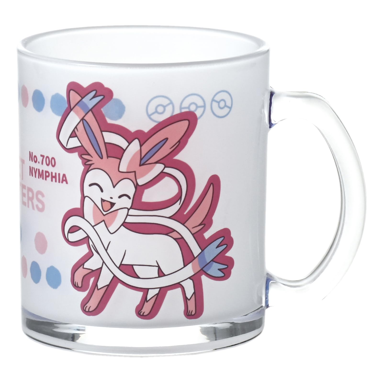 Kaneshotouki Pokemon Nymphia Glass Cup Mug 320ml Japan 145105- Japan Figure Store - #1 Bring To You The Best Japanese Goods