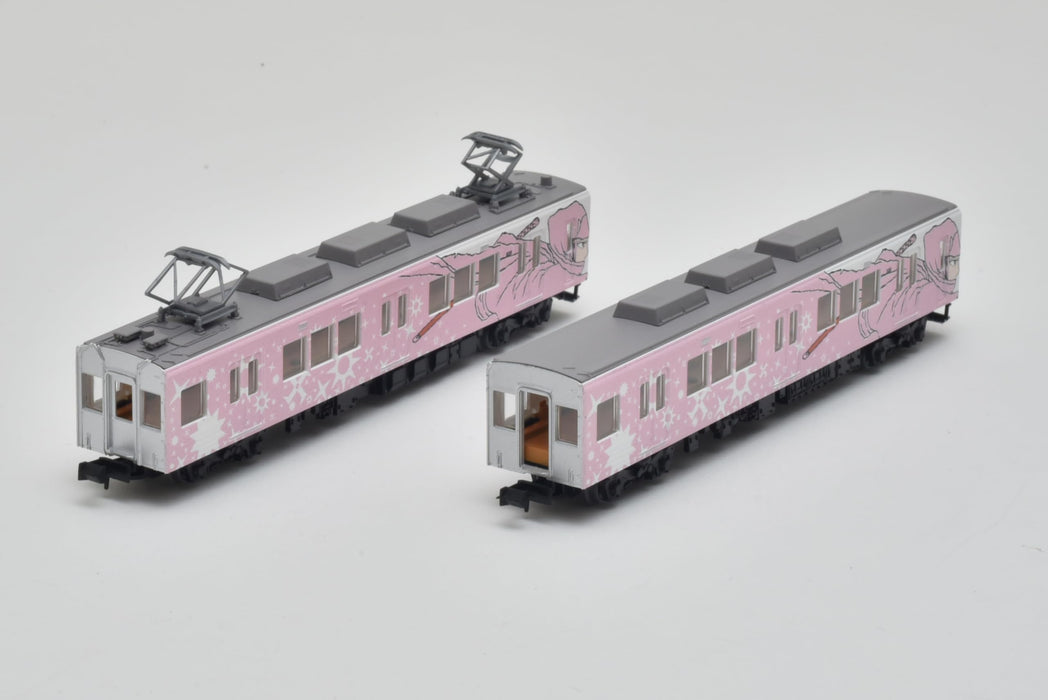 Tomytec Ninja Train Pink 2-Car Set Iga Railway 200 Series 202 Formation Railway Collection Iron- Japan Figure Store - #1 Bring To You The Best Japanese Goods