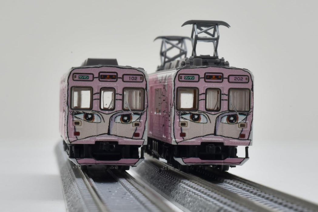 Tomytec Ninja Train Pink 2-Car Set Iga Railway 200 Series 202 Formation Railway Collection Iron- Japan Figure Store - #1 Bring To You The Best Japanese Goods