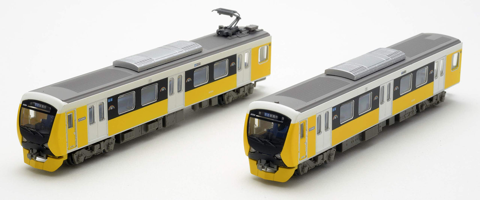 Tomytec Railway Collection A3000 Brilliant Orange Yellow 2-Car Set Limited Edition Diorama- Japan Figure Store - #1 Bring To You The Best Japanese Goods