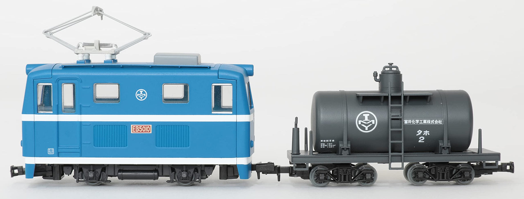 Tomytec Railway Collection - Narrow Gauge 80 Nekoya Line 2-Car Set Electric Locomotive and Tank Freight Car Diorama Supplies- Japan Figure Store - #1 Bring To You The Best Japanese Goods