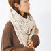 Raw Wool Knitworm Knitting Kit Japan - Motif Knitting Large Shawl Kit 1.Beige- Japan Figure Store - #1 Bring To You The Best Japanese Goods