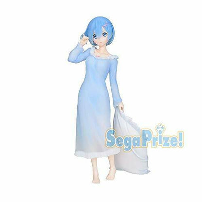 Re Zero Super-premium Figure Rem Night Wear Sega Anime- Japan Figure Store - #1 Bring To You The Best Japanese Goods
