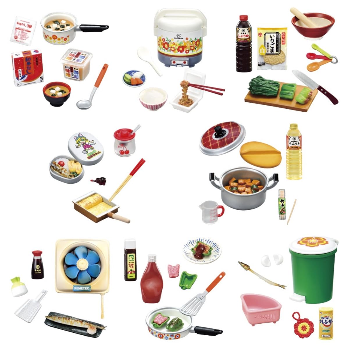 Re-Ment Petit Sample Hot Happiness 8 Types 8 Pieces- Japan Figure Store - #1 Bring To You The Best Japanese Goods